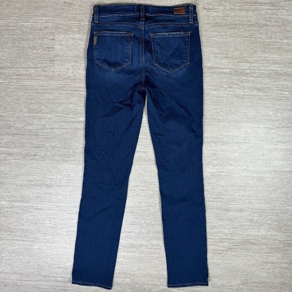 PAIGE Skyline Skinny Jeans Stretch Denim Low Rise Dark Wash Women 26 - Picture 2 of 10